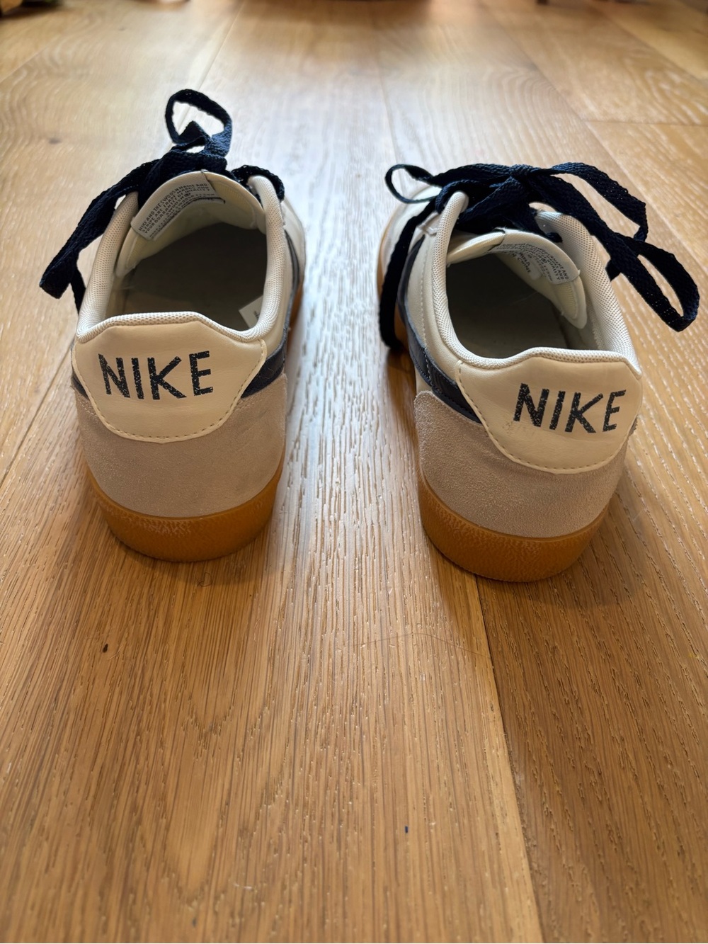 Men’s Nike Killshot shoes, Sail/Gum Yellow/Midnight Navy, 9.5 - Picture 5 of 8